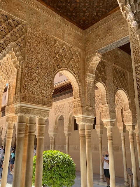 Blick auf die Alhambra vom Mirador de San Nicolás