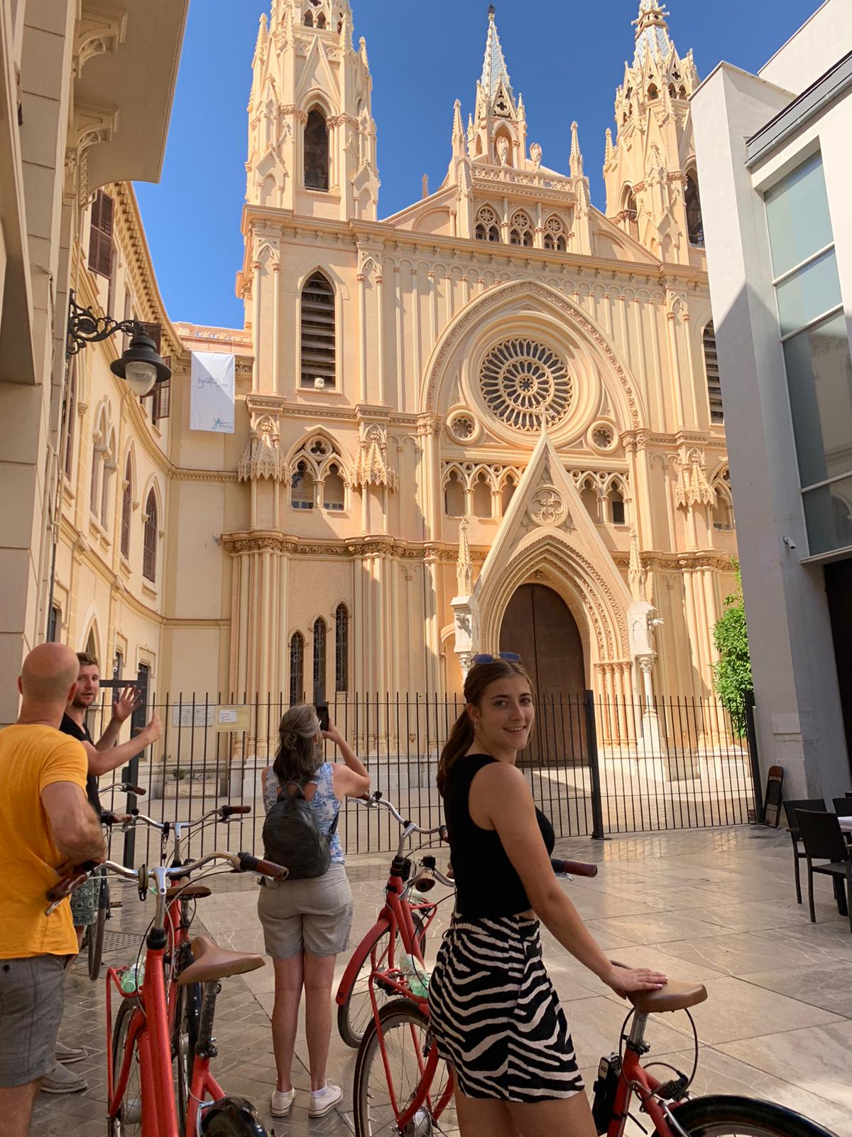 Radfahren durch Málaga