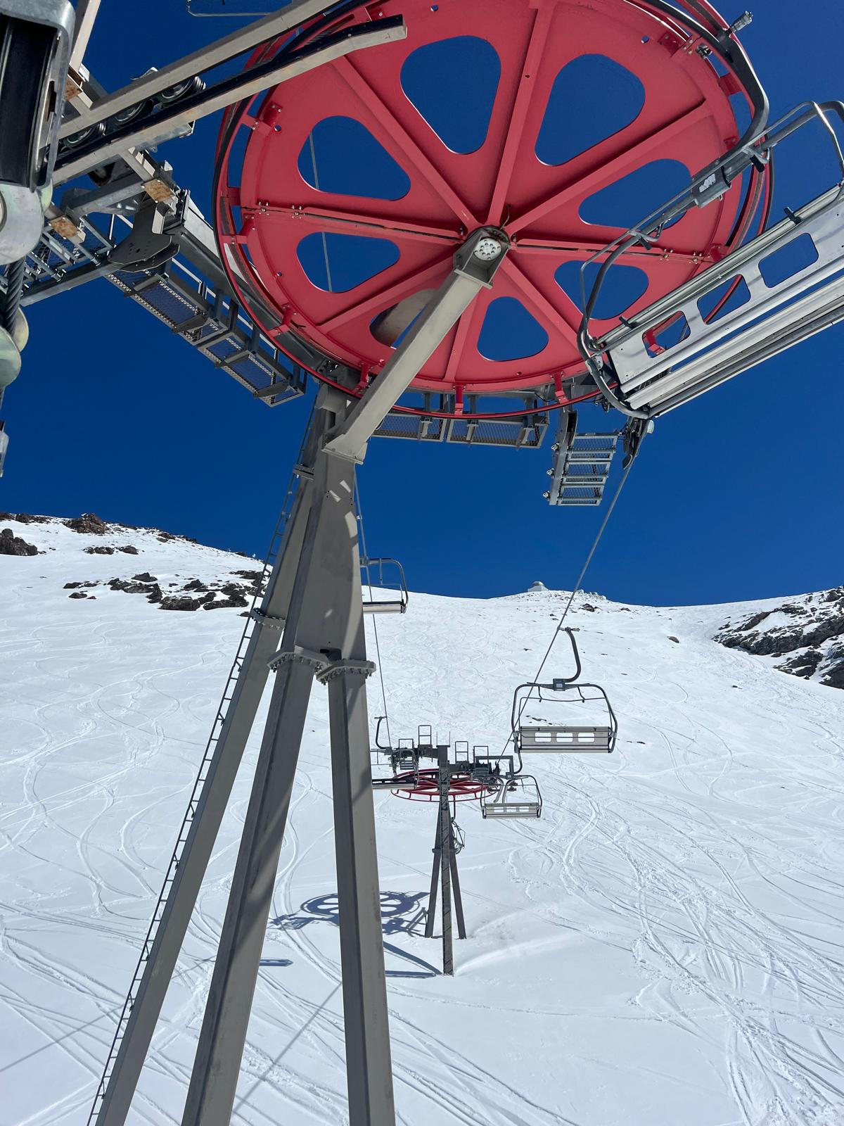 Skifahren in der Sierra Nevada